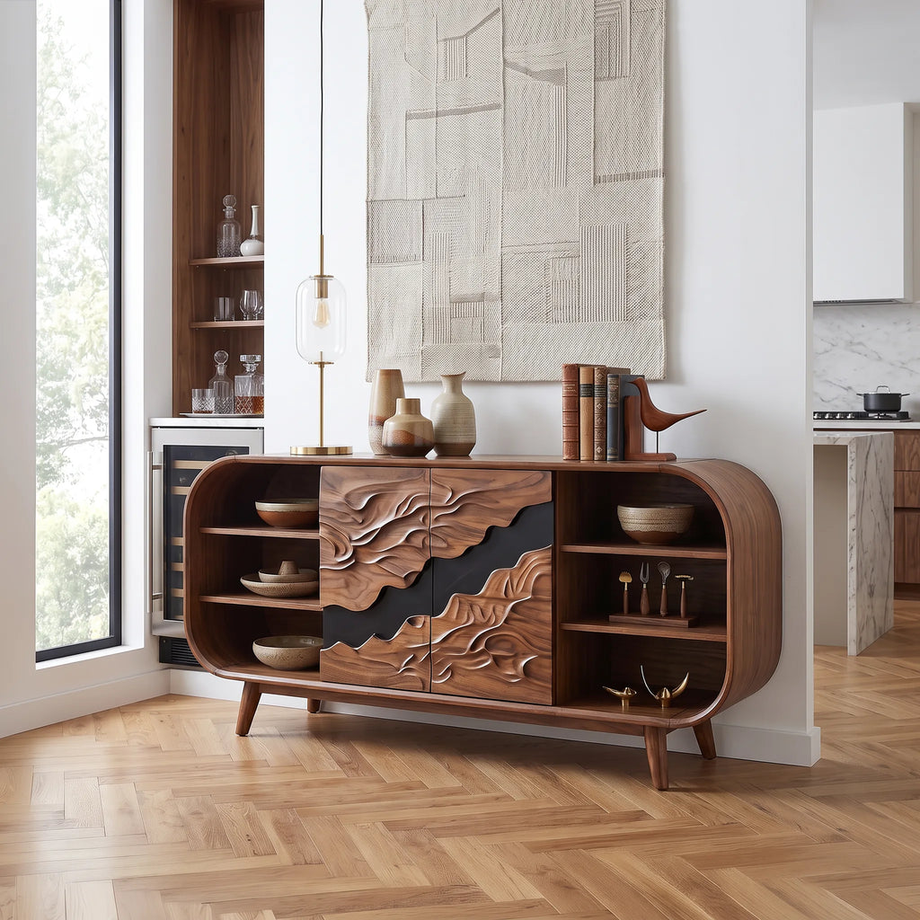 Handcrafted Sideboard Buffet Cabinet Modern Kitchen