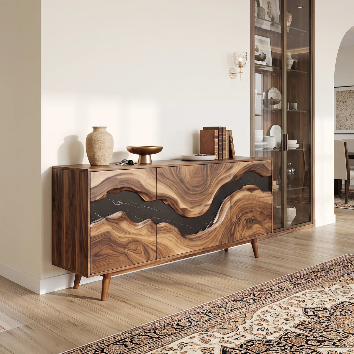 Handcrafted Sideboard Buffet Cabinet Dining Room