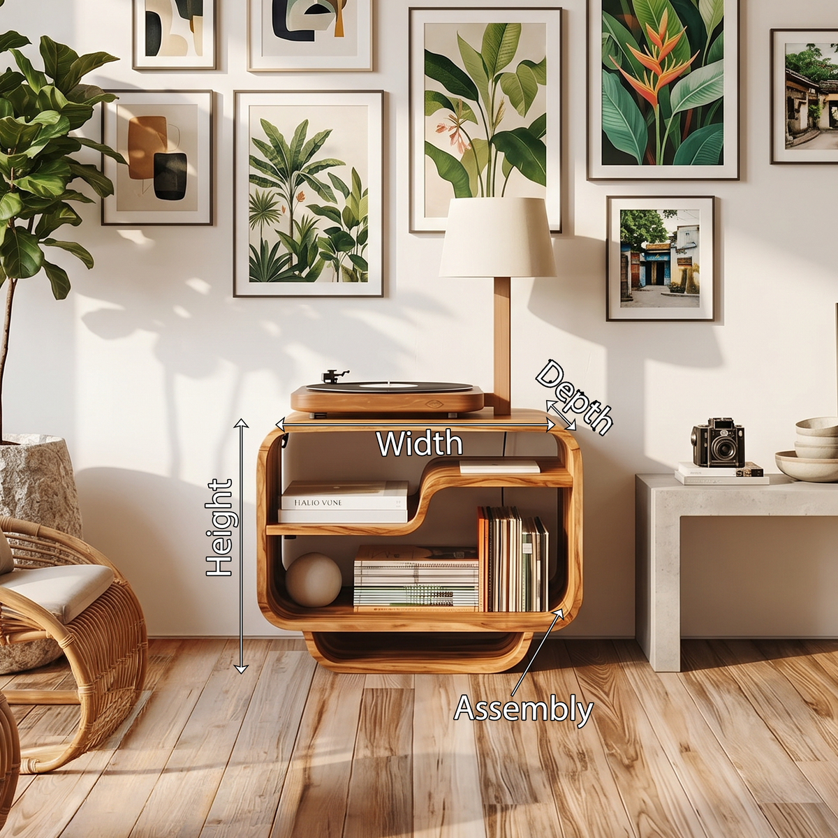 Farmhouse Style Media Cabinet For Entryway Decor
