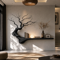 Organic Tree Bookcase With Flowing Branch Shelves For Living Room