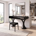 Elegant Makeup Vanity Vanity Desk Dressing Table Open Shelf For Dressing Room
