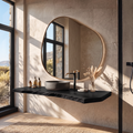 Handcrafted Live Edge Vanity For Compact Bathrooms