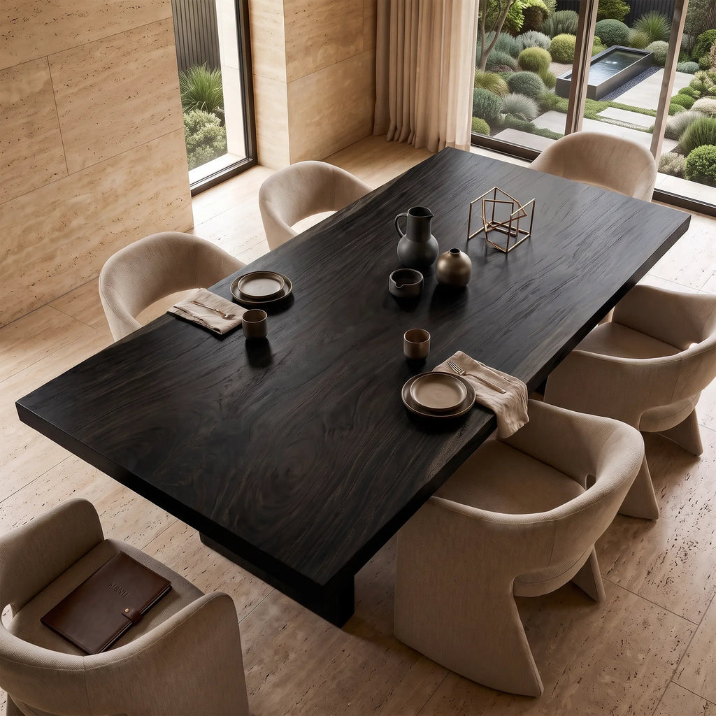 Mid Century Rectangular Dining Table Top Dining Room