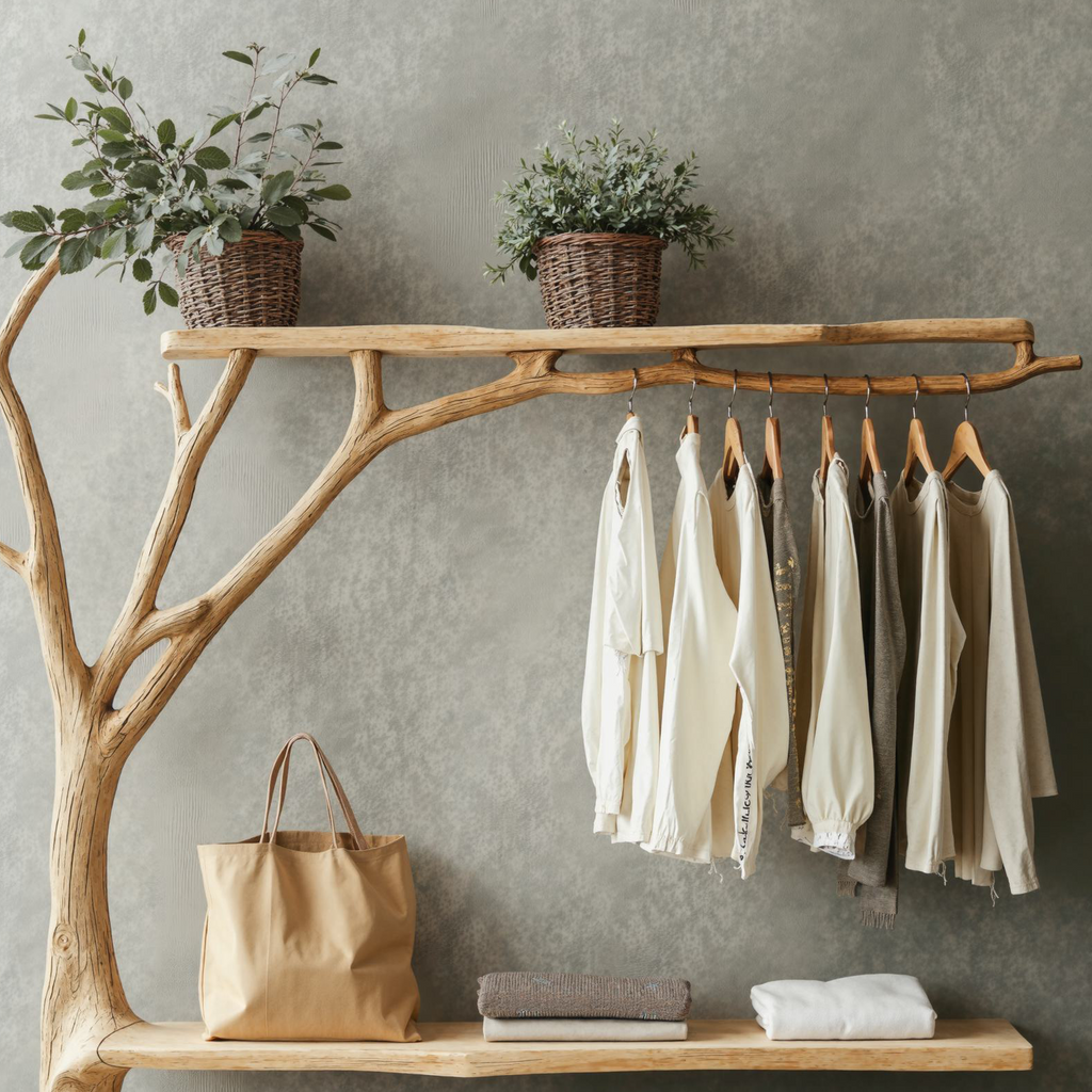 Standing Branch Wall Hanger Hanging Clothes Rack Coat Hanger