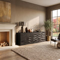 Organic Contour Sideboard Narrow Modern Entryway Hallway