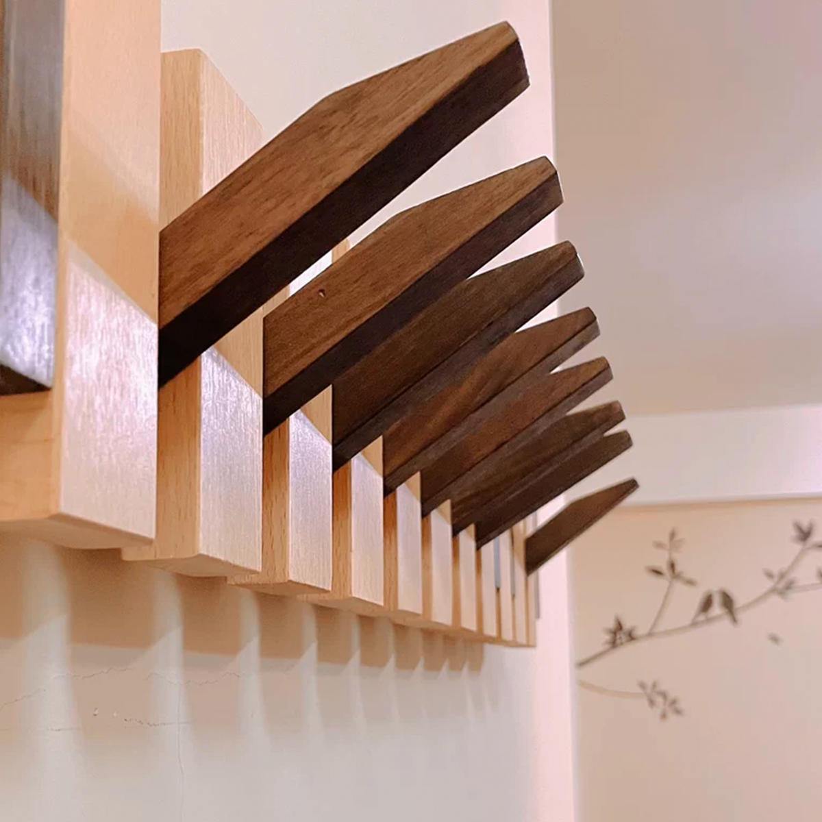 Walnut Coat Hooks For Wall Mount