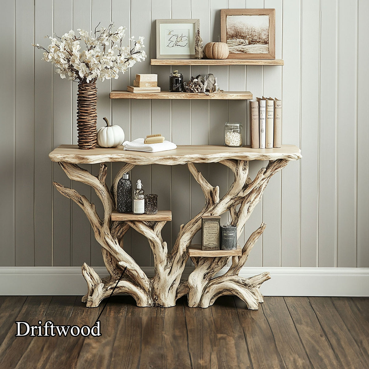 Reclaimed Wood Console Table Hallway Table