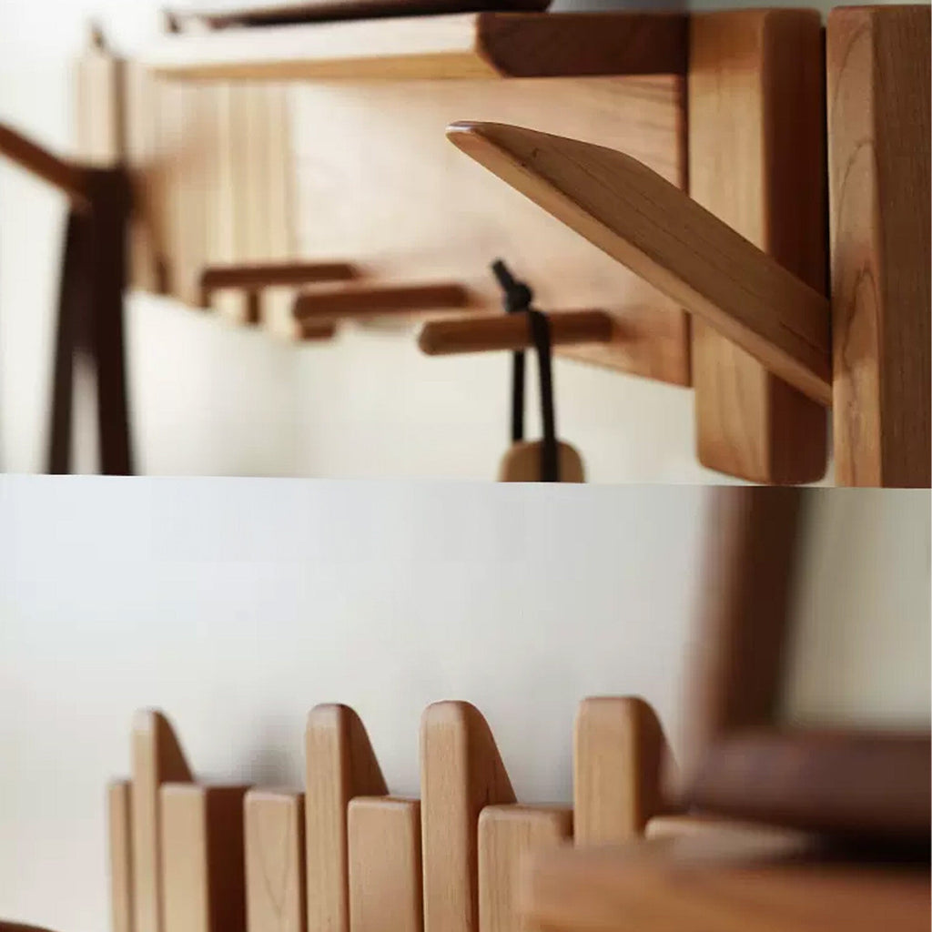 Walnut Coat Hooks For Wall Mount
