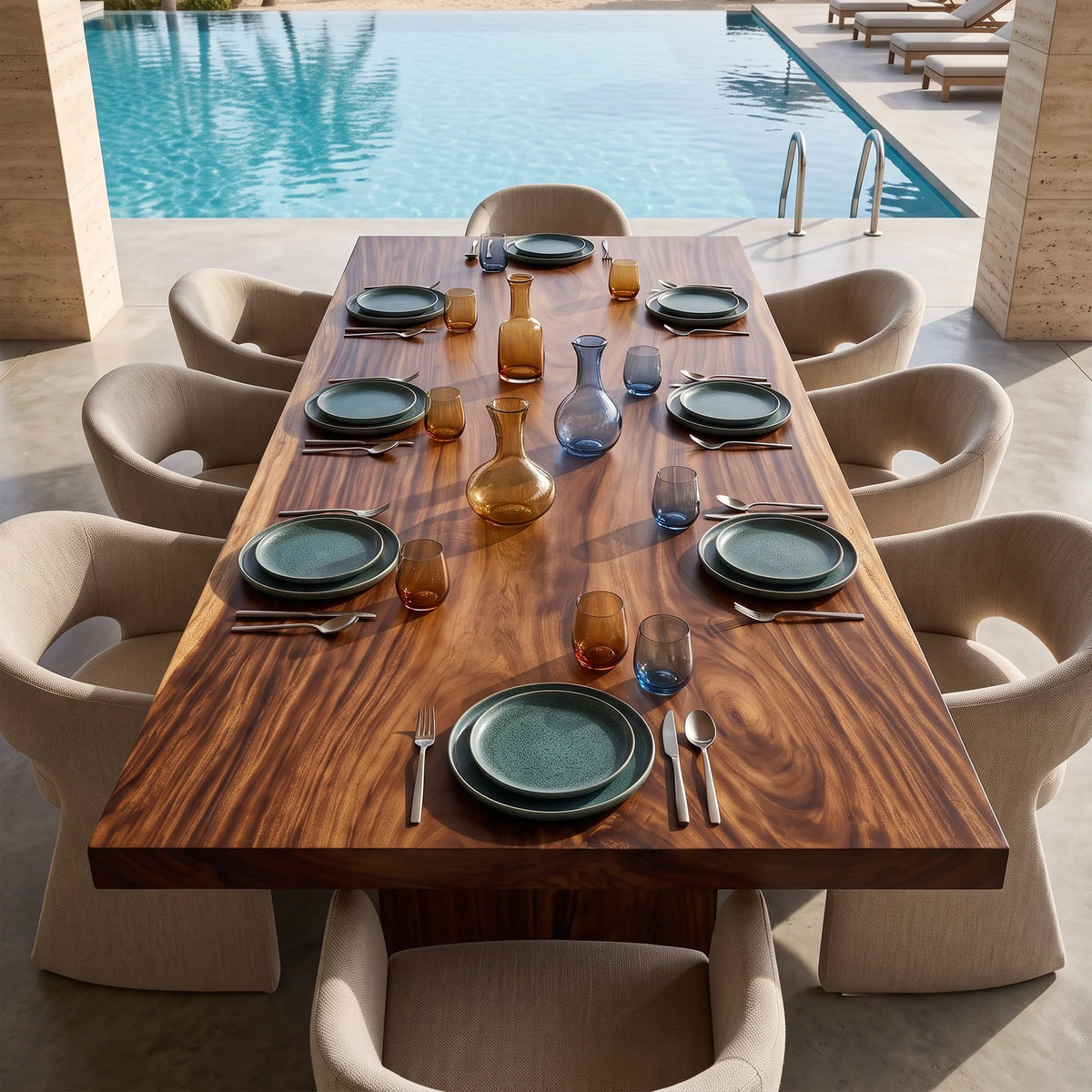 Mid Century Rectangular Dining Table Top Dining Room