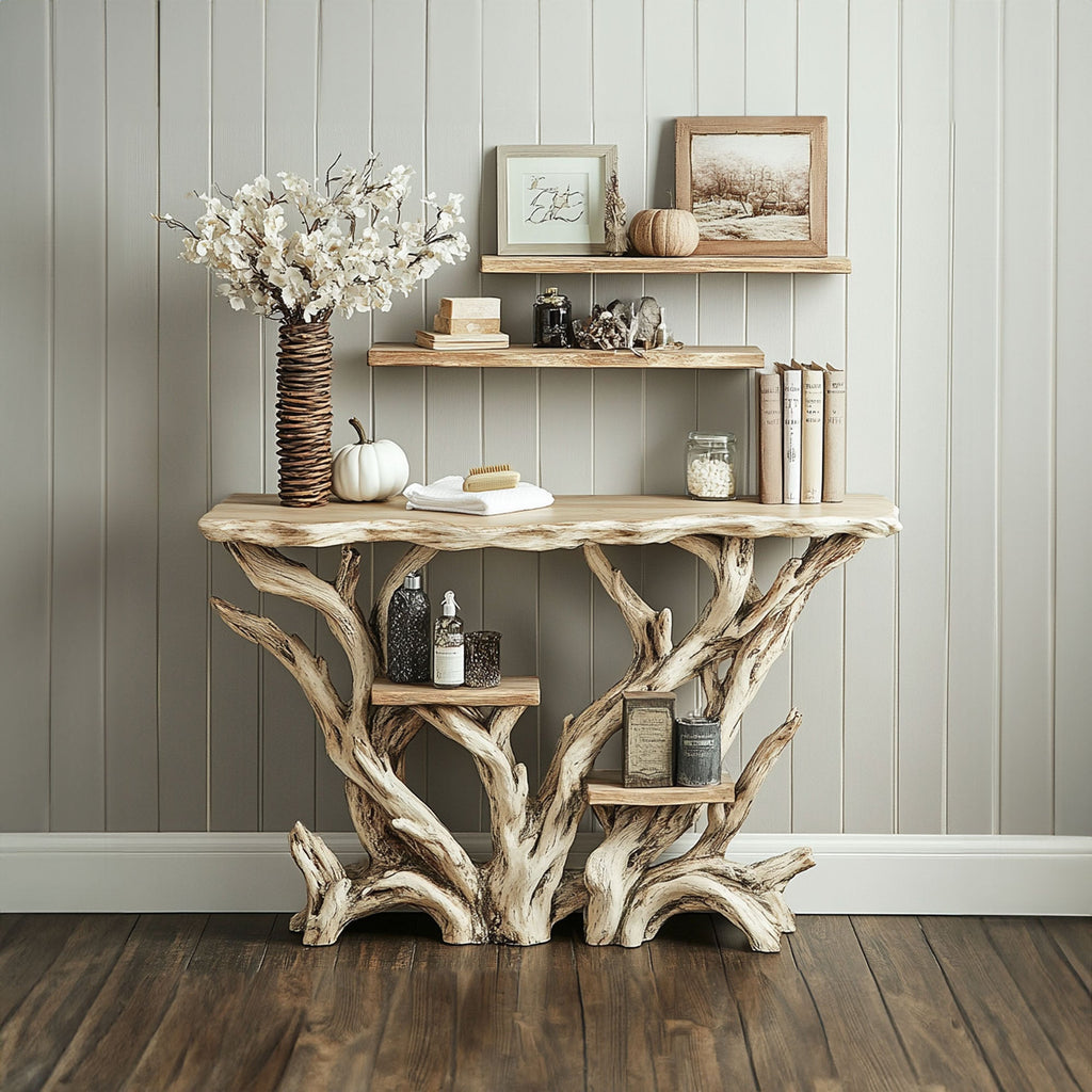 Reclaimed Wood Console Table Hallway Table