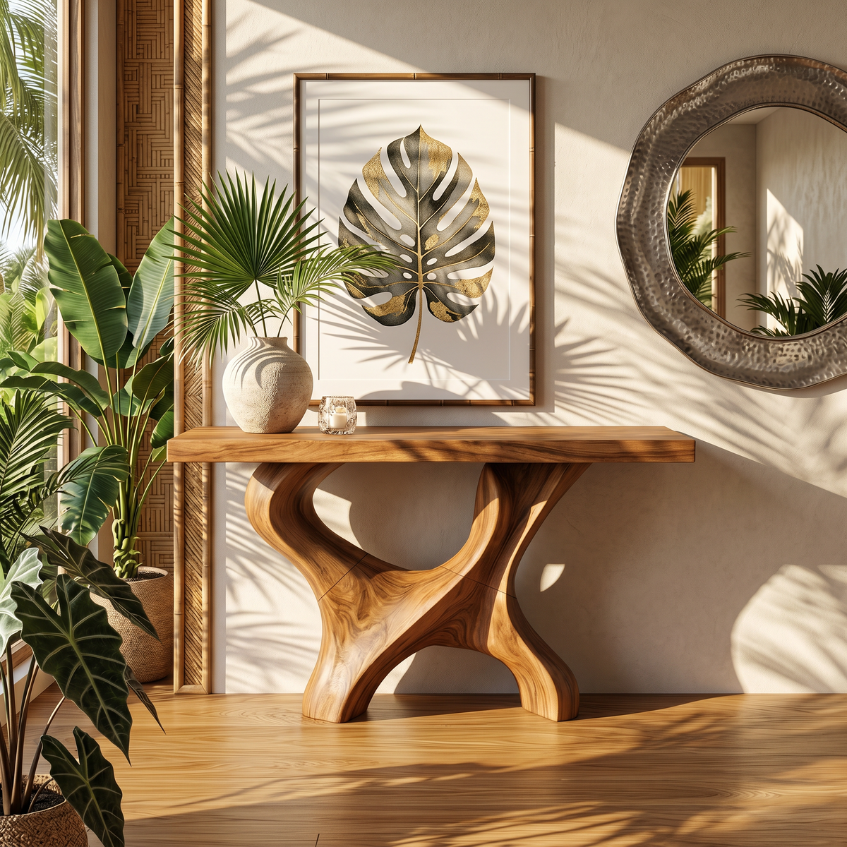 Handcrafted Entryway Storage Furniture Decor