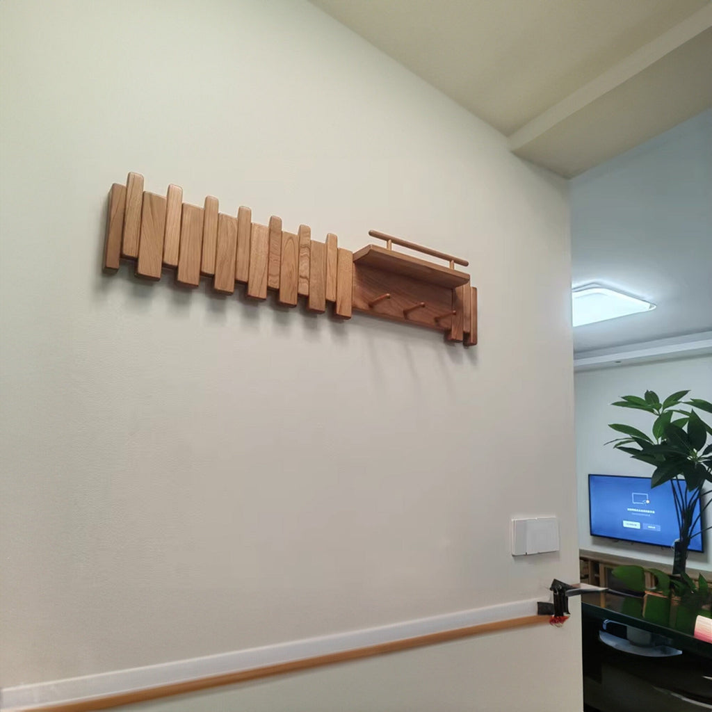 Walnut Coat Hooks For Wall Mount