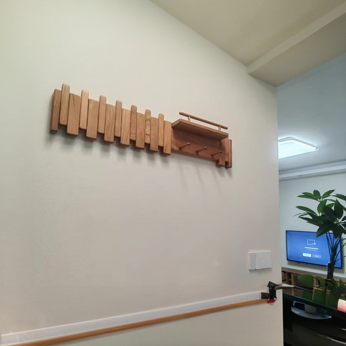 Walnut Coat Hooks For Wall Mount
