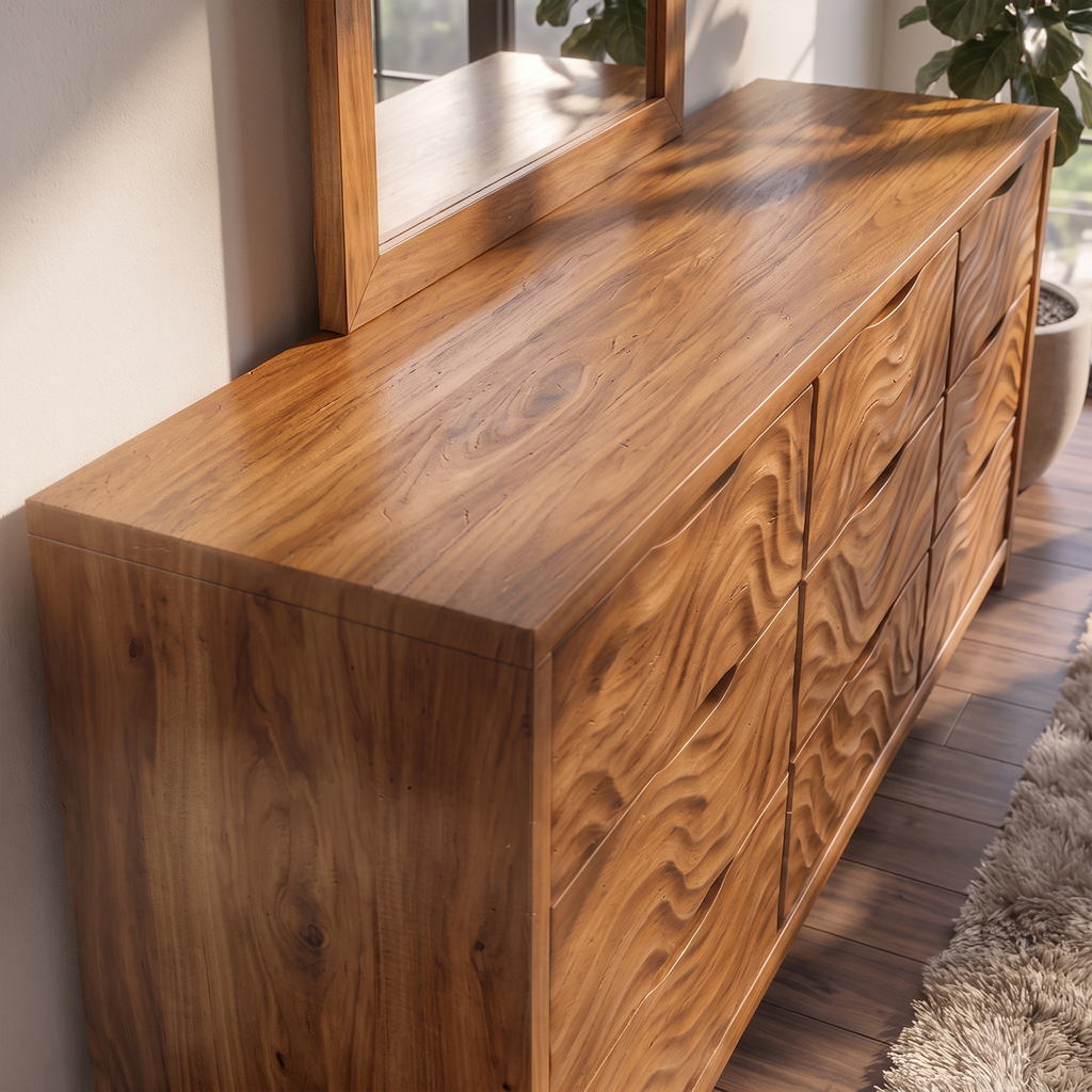 Modern Wooden Dresser For Bedroom Storage