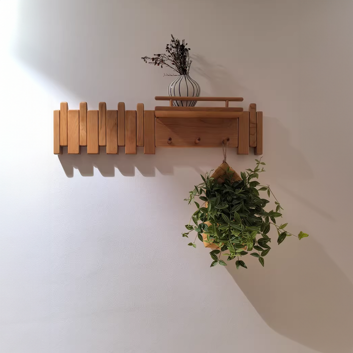 Walnut Coat Hooks For Wall Mount