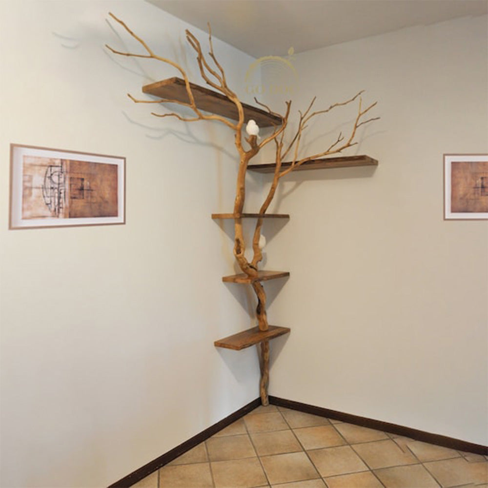 Floating Bookshelf Corner Shelf Wall Shelves