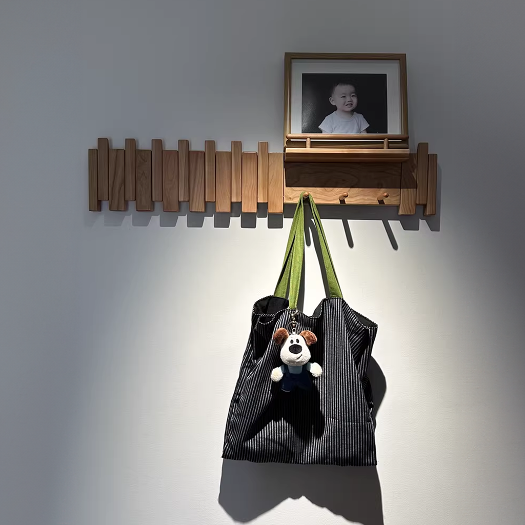 Walnut Coat Hooks For Wall Mount