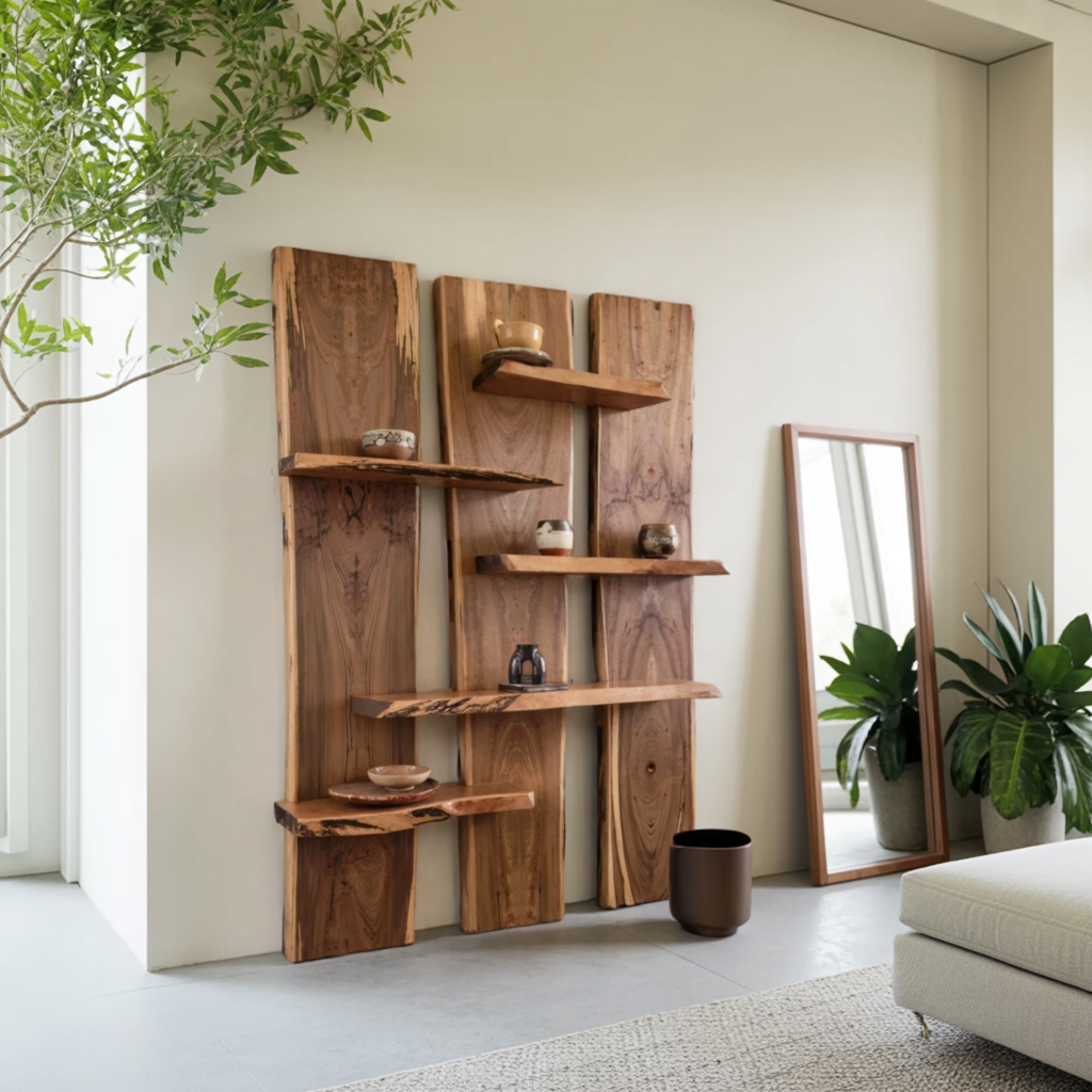 Rustic Floating Wall Shelves For Home And Office