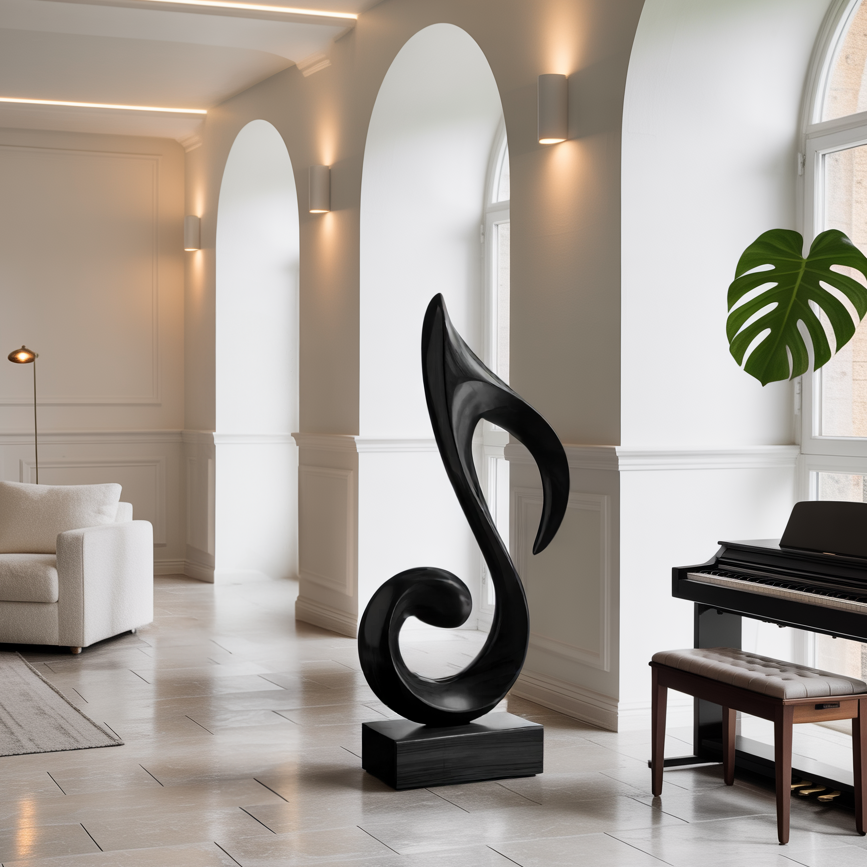 Mid Century Abstract Sculpture For Outdoor Garden Style