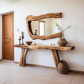 Handcrafted Rustic Console Table For Entryways