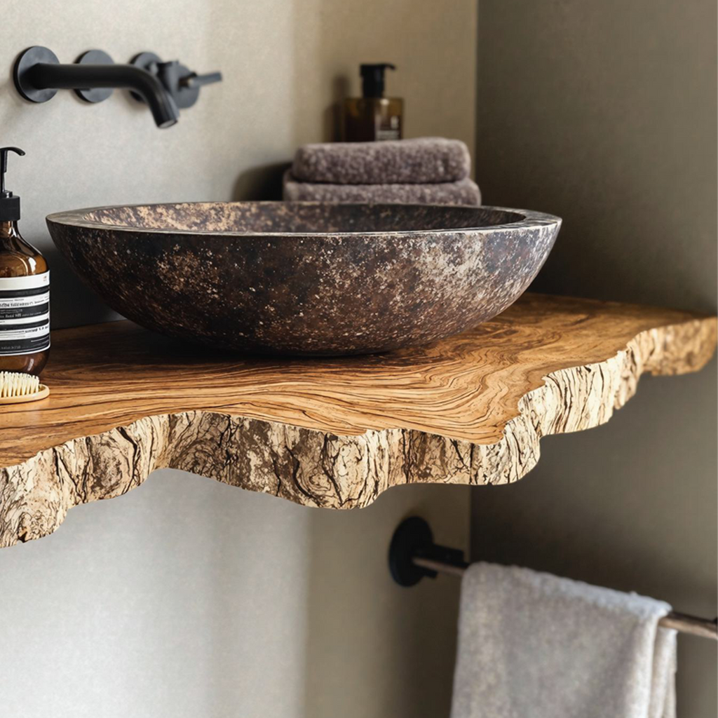 Natural Wood Bathroom Vanity
