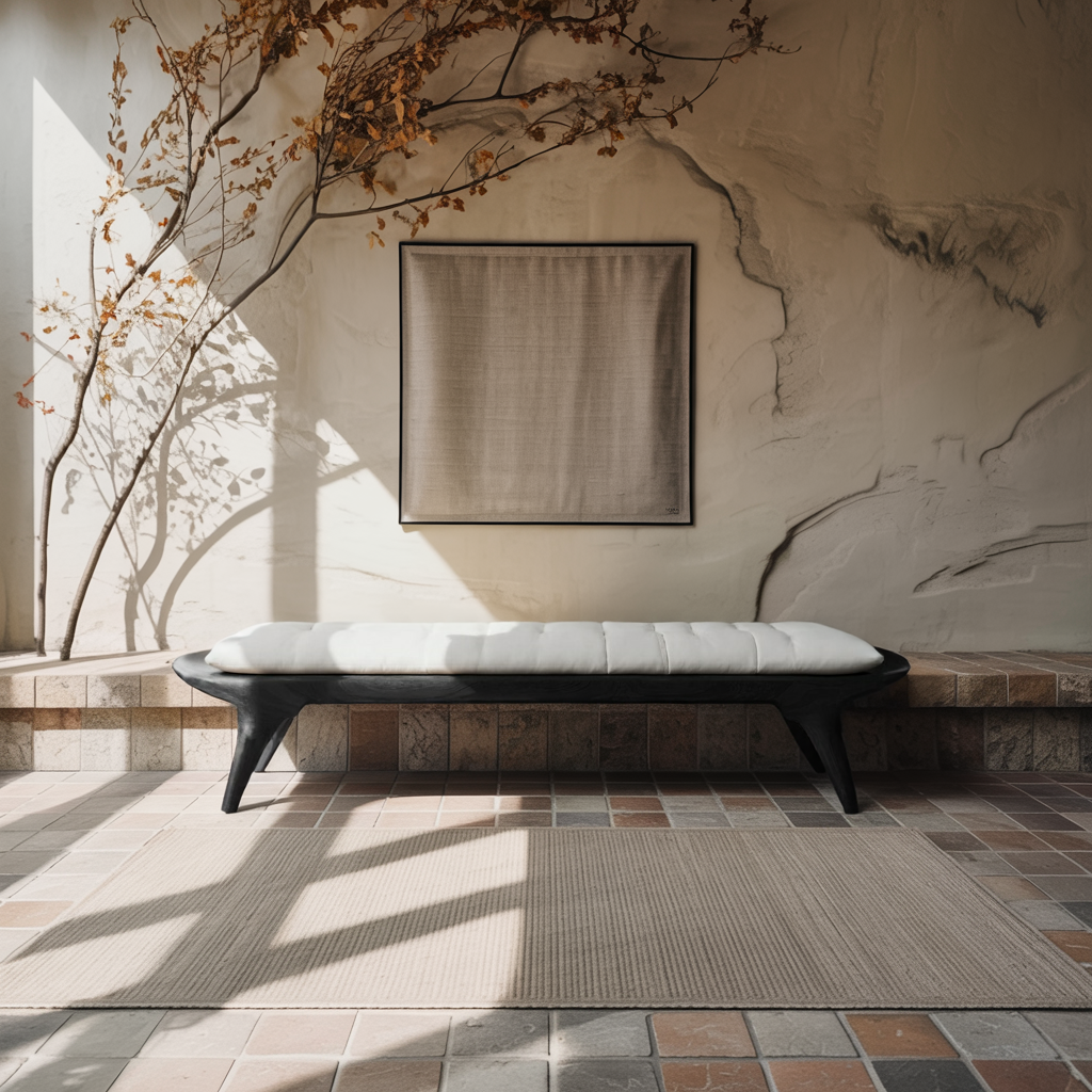 Modern Minimalist Bench For Hallway And Entryway Seating