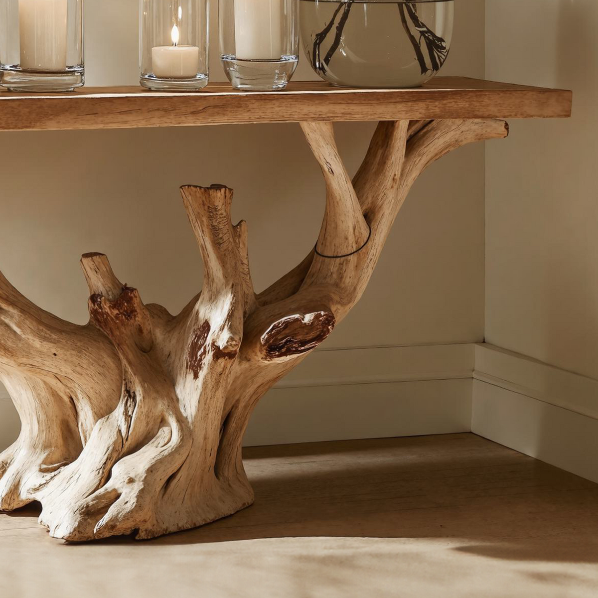 Modern Rustic Console Table Hallway Table