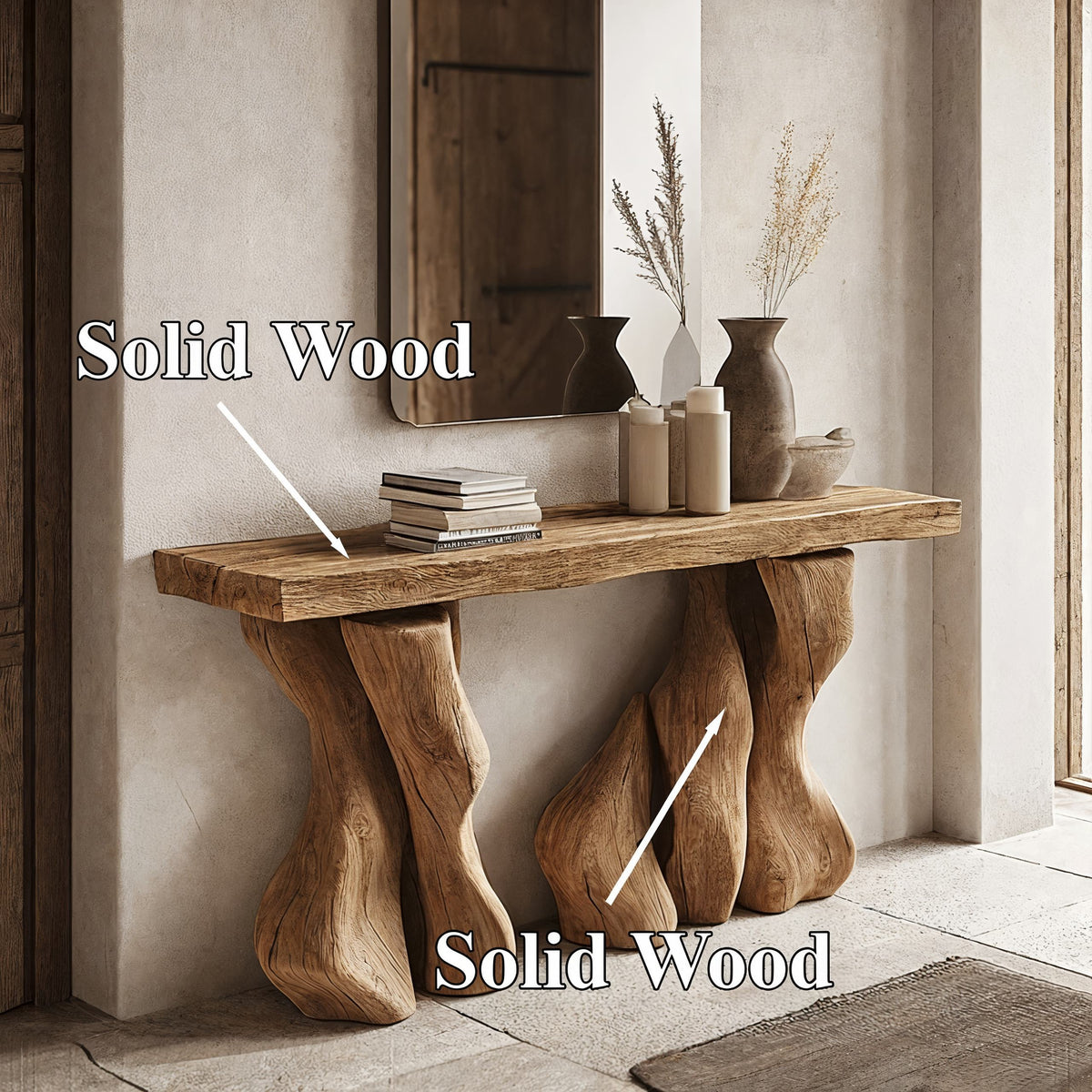 Rustic Entry Console Table