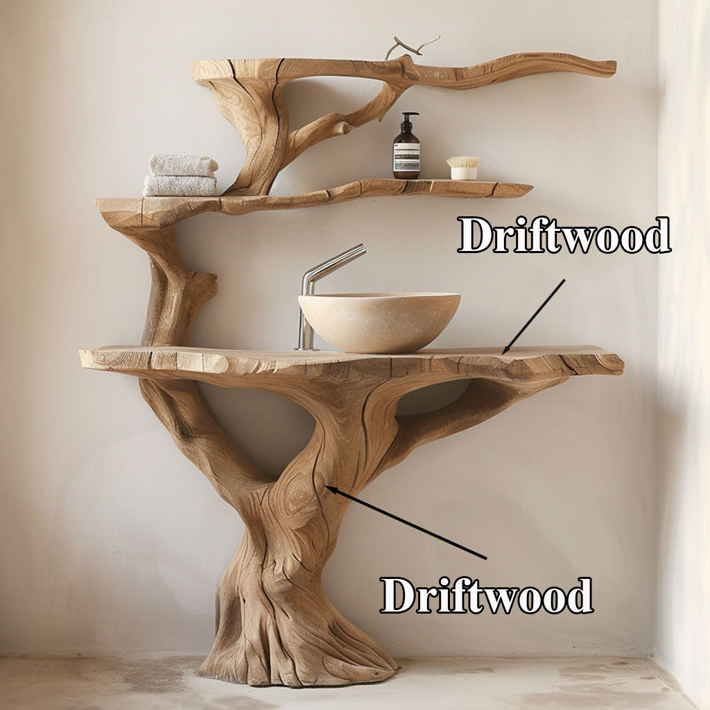 Floating Wood Bathroom Vanity