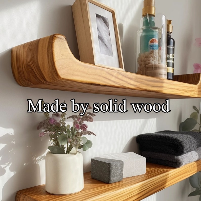 Rustic Floating Shelf Display Shelf