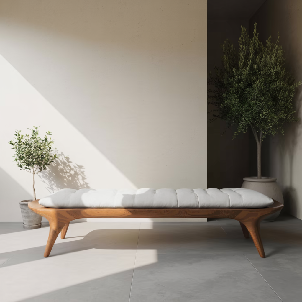 Modern Minimalist Bench For Hallway And Entryway Seating
