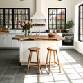 Farmhouse Live Edge Tabletop For Dining Room Decor