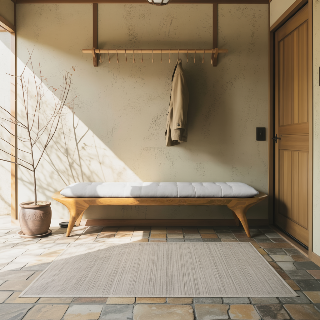 Modern Minimalist Bench For Hallway And Entryway Seating