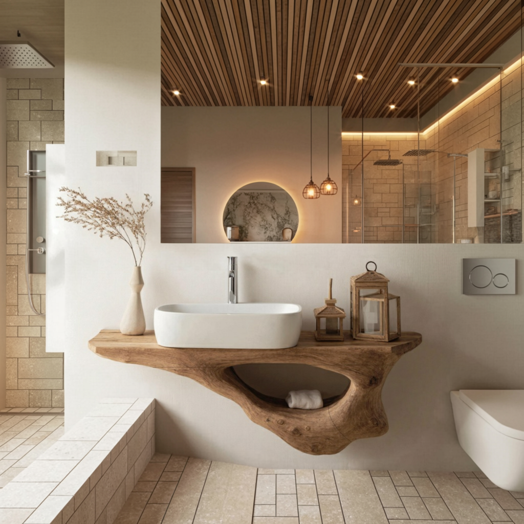 Mid Century Bathroom Furniture Decor Collection