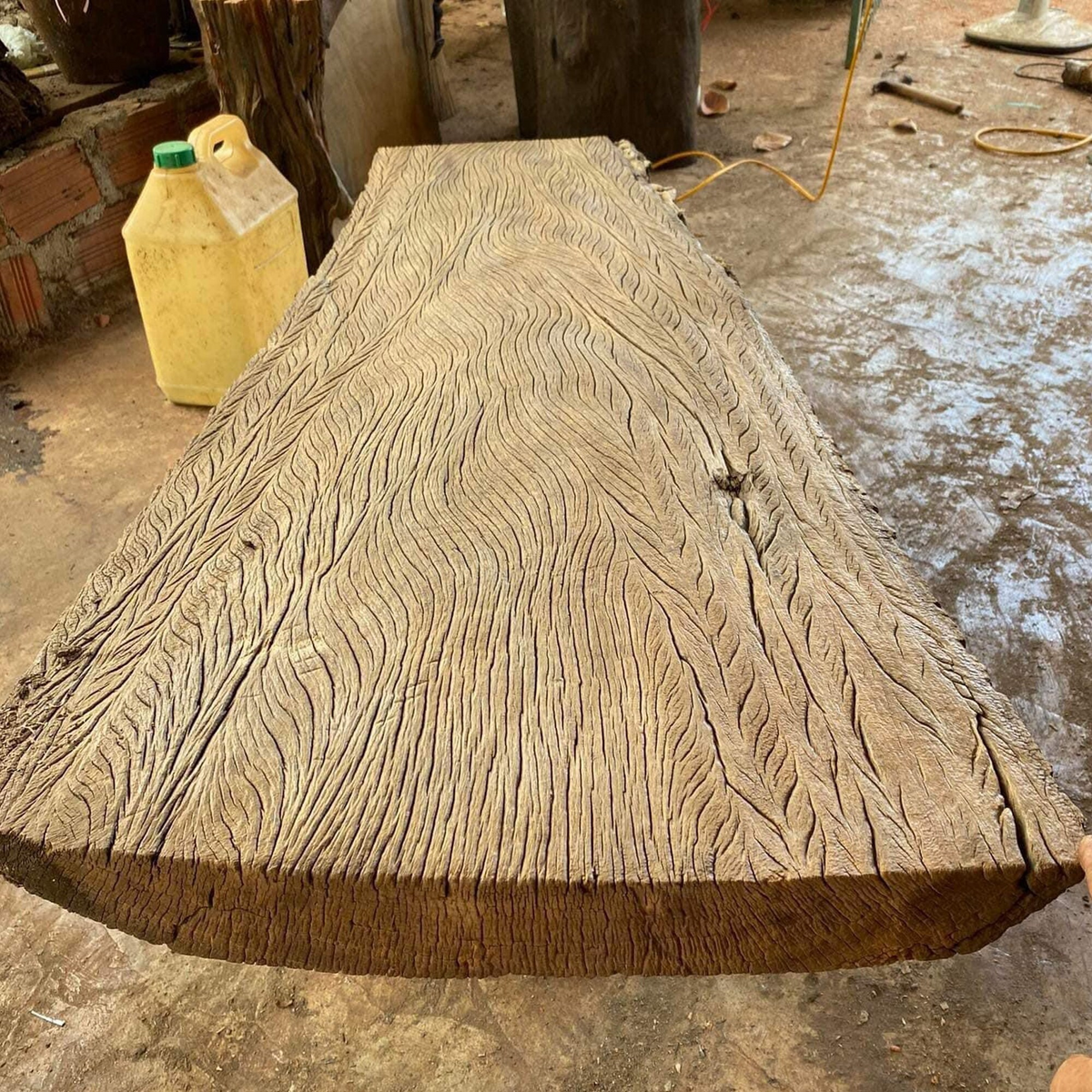 Reclaimed Wood Console Table Live Edge Table