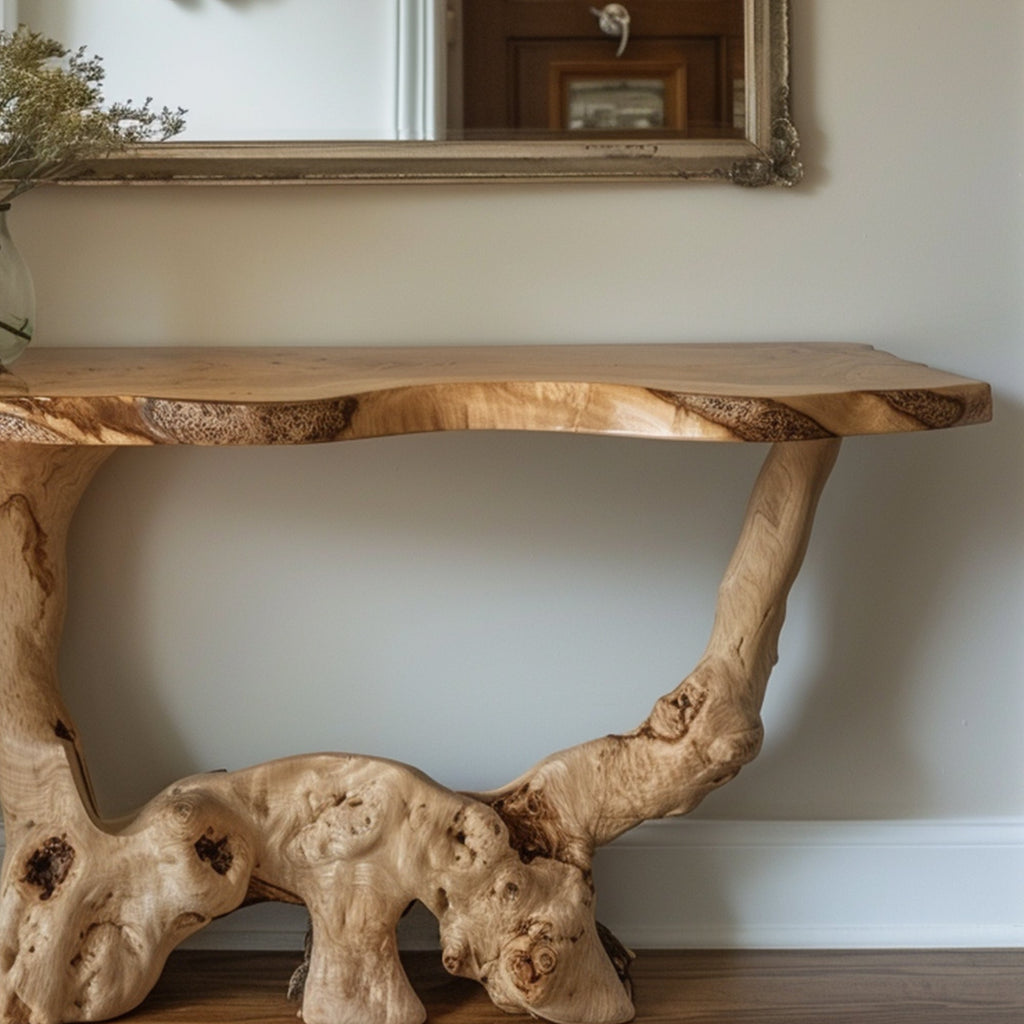 Reclaimed Console Table Decor