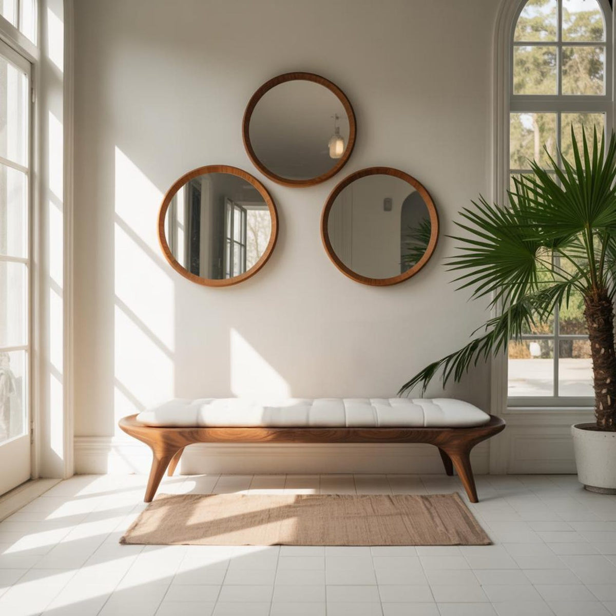 Modern Minimalist Bench For Hallway And Entryway Seating
