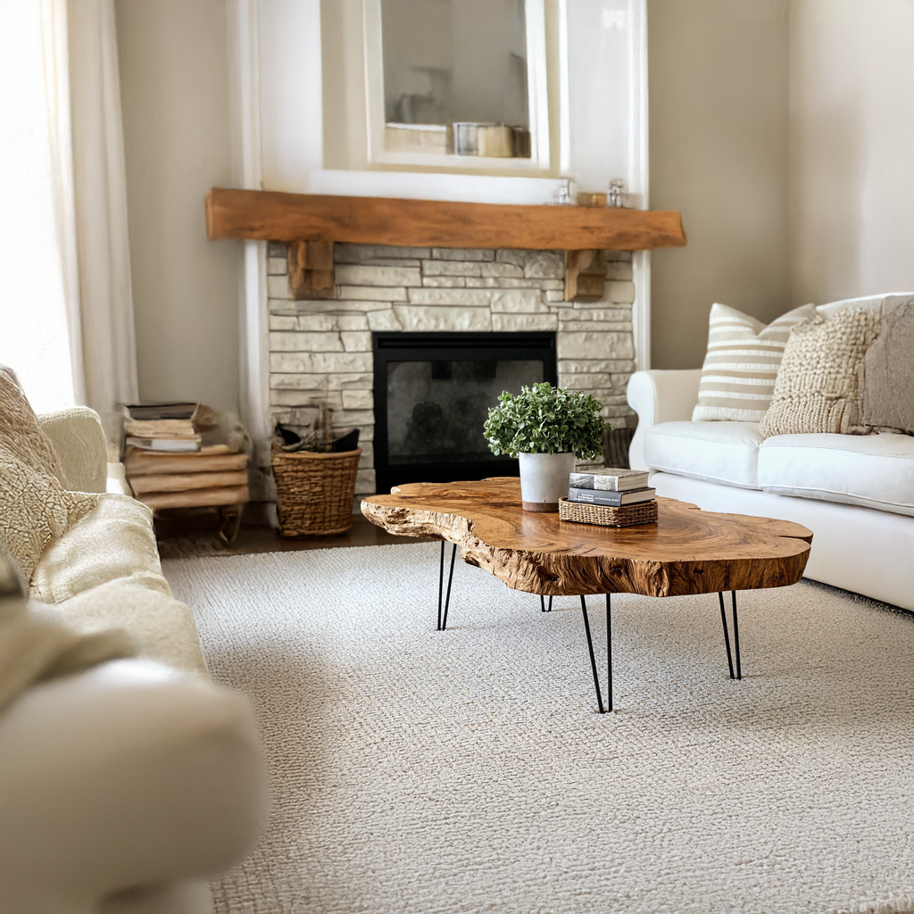 Handcrafted Coffee Table Wood Coffee Table