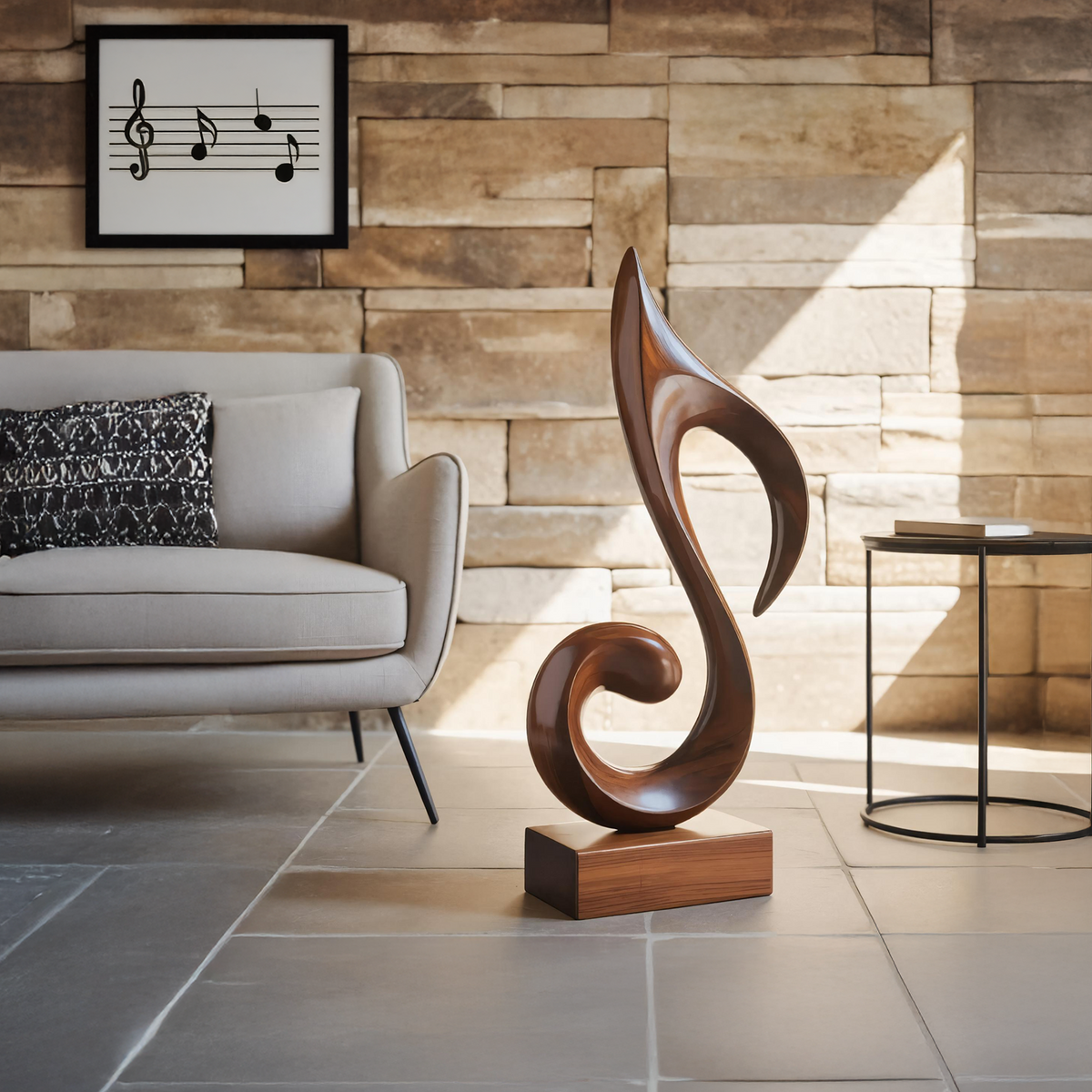 Mid Century Abstract Sculpture For Outdoor Garden Style