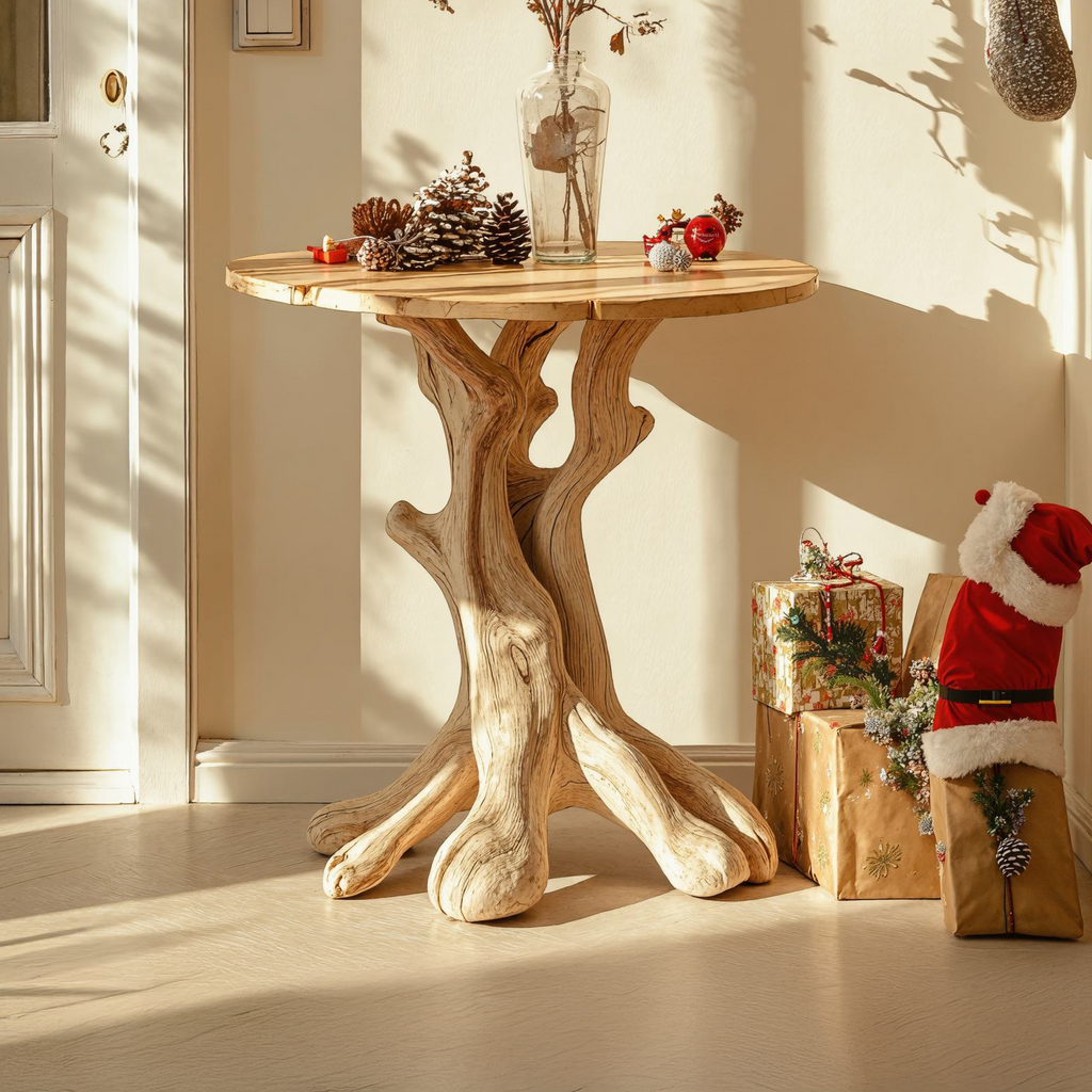 Farmhouse End Table Christmas End Table